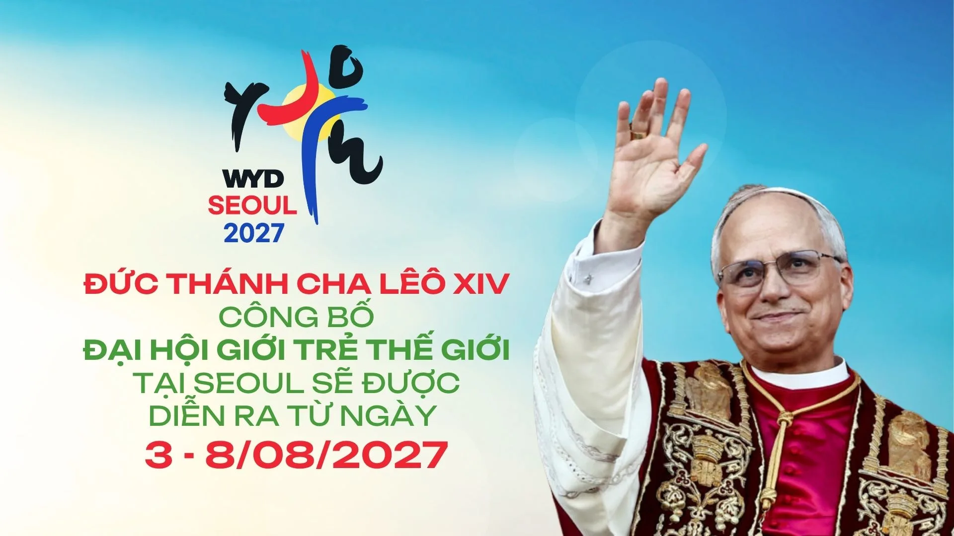 Pope Leo XIV and WYD 2027